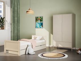 Born Lucky Tienerkamer Belmond Clay 2 Delig Met Bed Met Lade Met Kledingkast