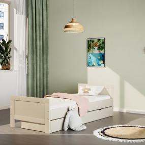 Born Lucky Tienerbed Belmond Clay 90 x 200 cm Met Lade