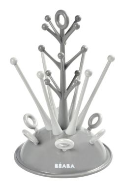 Beaba Uitdruiprek Boom voor Zuigflessen - Grijs