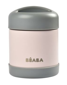 Beaba RVS Thermo-Portie 300ml (Dark Mist/Light Pink)