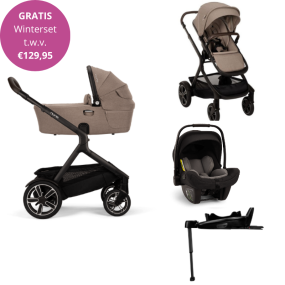 Nuna Kinderwagen 4 in 1 DEMI™ next Cedar + Autostoel PIPA™ next + Nuna 360° base