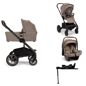 Nuna Kinderwagen 3 in 1 MIXX™ next Cedar + Autostoel PIPA™ next + Nuna 360° base