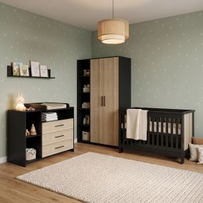 Born Lucky Babykamer Zwart Reno 3 Delig