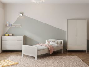 Tienerkamer Belmond Clay 3 Delig met Commode Belmond XL Clay en Kledingkast Belmond Clay