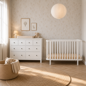 Born Lucky Babykamer 2 Delig Florida Wit Met Commode Bretagne