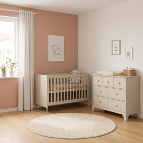 Born Lucky Meegroei Babykamer Ronda 2 Delig Clay Met Meegroei Baby Bed Belmond