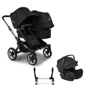 Bugaboo Donkey 5 Duo Kinderwagen 3 In 1 Graphite Midnight Black 