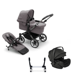 Bugaboo Donkey 5 Mono Kinderwagen 3 In 1 Graphite Grey Melange