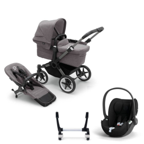 Bugaboo Donkey 5 Mono Kinderwagen 3 In 1 Graphite Grey Melange Met Cybex Cloud T Groep 0 Autostoel