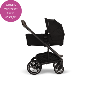 Nuna Kinderwagen 2 in 1 MIXX™ next Caviar (Leather Handle Chocolate)