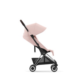 Cybex Buggy Coya Chrome Dark Brown Peach Pink Light Pink