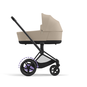 Cybex ePriam Kinderwagen 2 In 1 Matt Black Cozy Beige