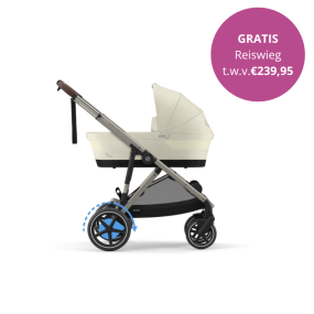 Cybex Kinderwagen 2 In 1 e-Gazelle S Taupe Seashell Beige Light Beige