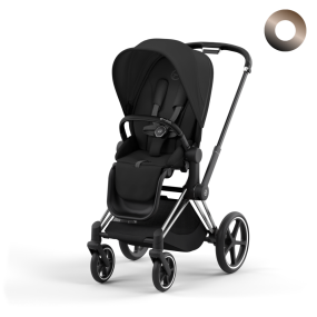 Cybex Priam Kinderwagen Sepia Black Kies Kleur Frame