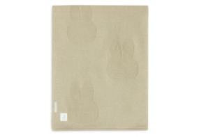 Jollein Deken Ledikant 100x150cm Miffy Olive Green/Coral Fleece