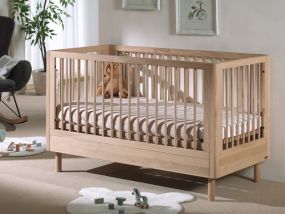 JAXX Forrest Babybed 70 X 140 Cm + Ombouw Toddler Eik