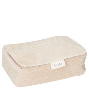 Koeka Hoes Babydoekjes Vik Sand 20x12x6 cm