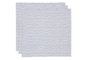 Jollein Hydrofiele Doek Small 70x70cm Miffy Stripe Navy (3pack)