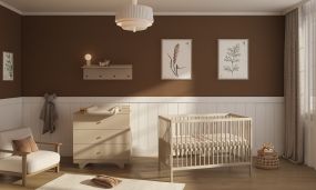 Cabino Babykamer Clay 2 Delig Baby Bed Joep + Commode Rome 1