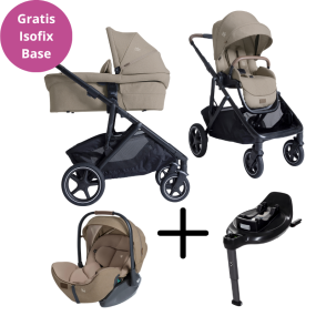 Joie Signature 3 in 1 Kinderwagen Vinca Sandstone