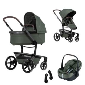 Joolz Kinderwagen 3 in 1 Day5 Forest Green + Joolz Maxi-Cosi Groep 0 Autostoel Pebble 360 Pro