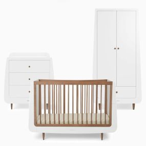 SnuzKot Skandi Babykamer 3-Delig Walnut Natural Edit