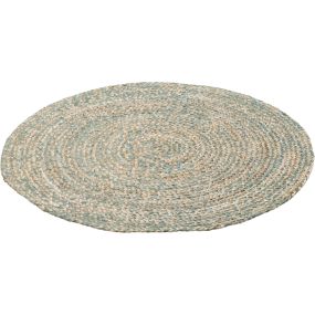 Kids Depot Vloerkleed Rond Jute Dark Pink