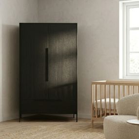 Born Lucky Kledingkast Marble Zwart