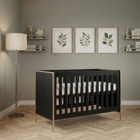 Born Lucky Baby Bed Monaco Zwart
