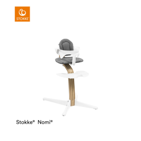 Stokke® Nomi® Chair Oak White + Stokke® Nomi® Baby Set White