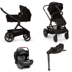 Nuna Kinderwagen 3 in 1 DEMI™ next Caviar + Autostoel PIPA™ next + Nuna Base CURV