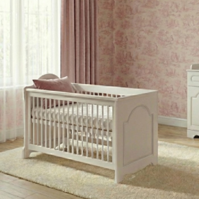 Cabino Baby Bed Met Matras Daphne Wit 60 x 120 cm