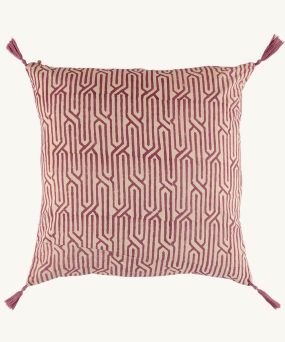 Doing Goods Pink Leopard Pillow Large Pink