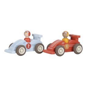 Little Dutch Pullback Racewagen met Pegdoll