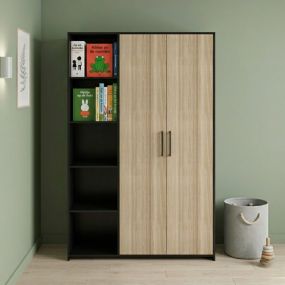 Born Lucky Kledingkast Zwart Reno