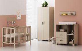 Born Lucky Babykamer Rio Clay + Open Bed Joep 3-Delig