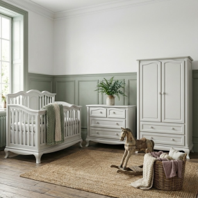 Born Lucky Meegroei Babykamer 3 Delig Romance Solid White