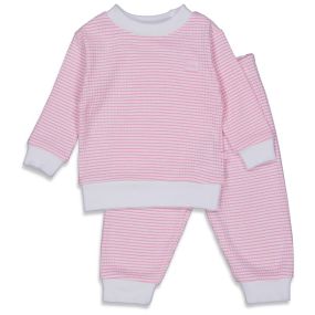 Feetje Pyjama Wafel Roze Maat 68