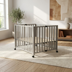 Bebies First Opvouwbare Baby Box Met Wieltjes Sarah Clay 76 x 95 cm