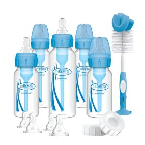 Dr. Brown’s Options+ Anti-colic Bottle Giftset Standaard Halsfles Blauw