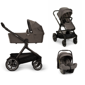 Nuna Kinderwagen 3 in 1 DEMI™ next Thunder + Autostoel PIPA™ next