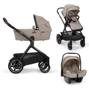 Nuna Kinderwagen 3 in 1 DEMI™ next Chateau (incl. Meerijdplankje) + Autostoel PIPA™ next