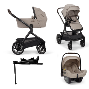 Nuna Kinderwagen 4 in 1 DEMI™ next Chateau (incl. Meerijdplankje) + Autostoel PIPA™ next + Nuna 360° base