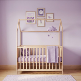 Born Lucky Baby Bed Sterre Naturel 60 x 120 cm