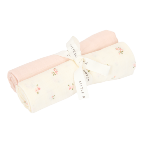 Little Dutch Swaddle Doeken Set Hydrofiel 70x70 Fairy Blossom/Blossom