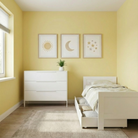 Born Lucky Tienerkamer Noel Wit 2 Delig Met Bed Met Lade