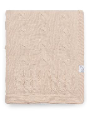 Poetree Kids Gevoerde Ledikant Deken Chamonix Sand/Camel 100x135cm