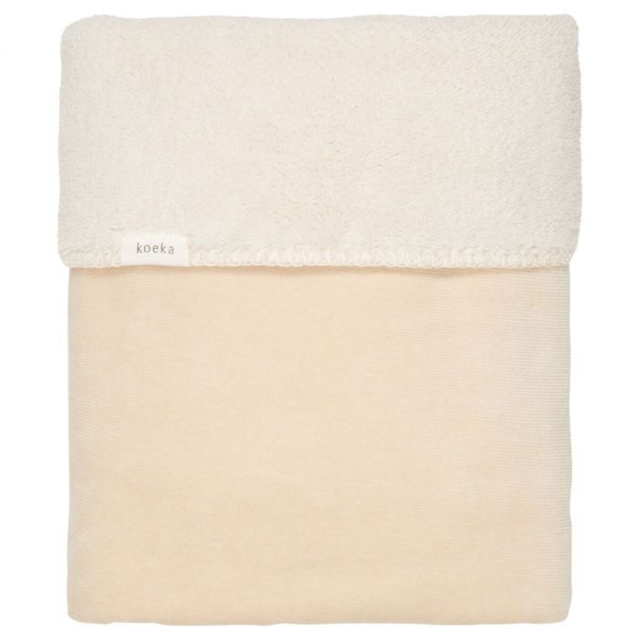 Koeka Ledikantdeken Teddy Oddi Warm White 100 x 150 cm | Baby \u0026 Tiener  Megastore