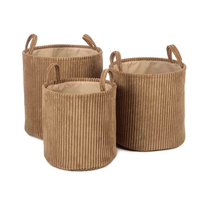 KidsDepot Set Opbergmanden Ebby Zand | Baby \u0026 Tiener