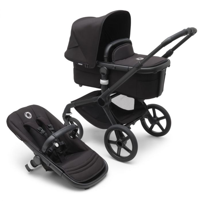 Bediening mogelijk spons verraden Bugaboo Kinderwagen 2 In 1 Fox 5 Compleet Black Midnight Black | Baby &  Tiener Megastore